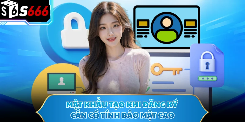 Mật khẩu tạo khi đăng ký cần có tính bảo mật cao